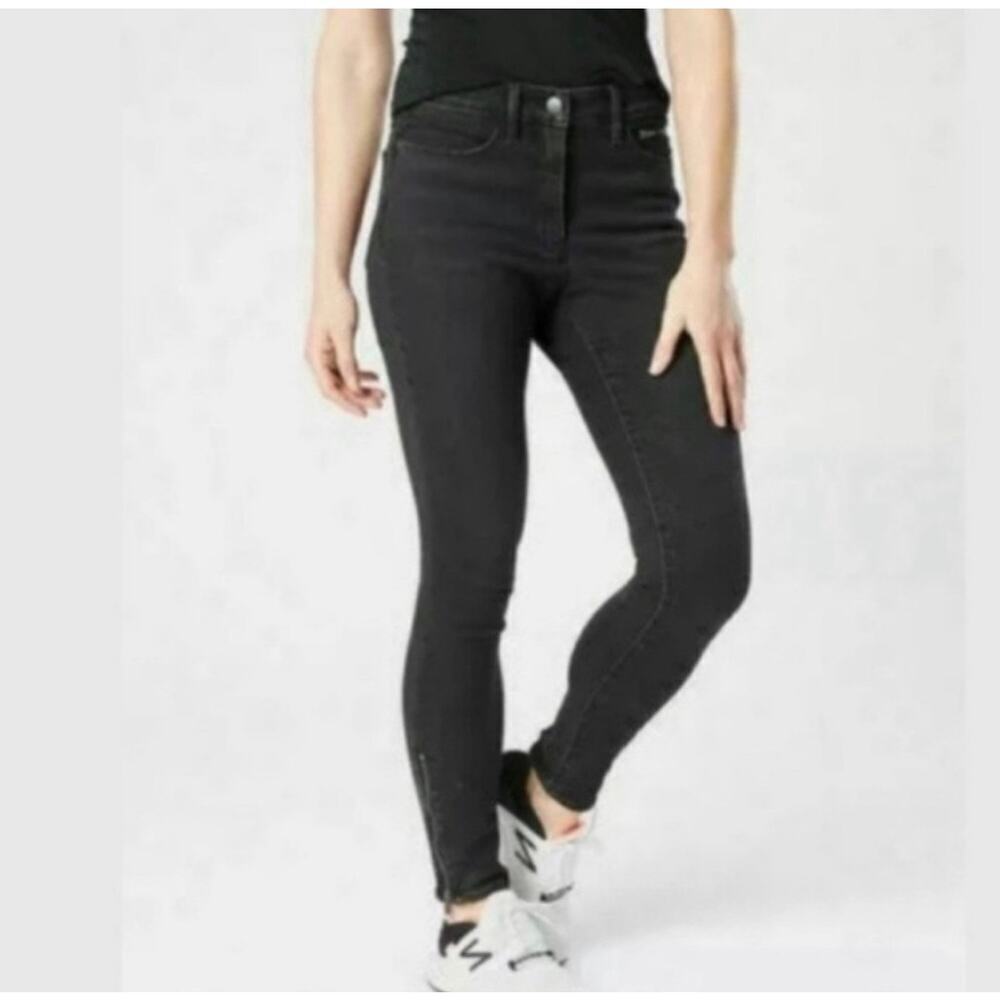 Athleta Sculptek Zipper Ankle Skinny Jeans
